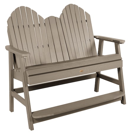 Highwood Usa 4ft Hamilton Counter Height Bench Outdoor Furniture for Patio, Backyard, Garden AD-BEN-HM2-WBR